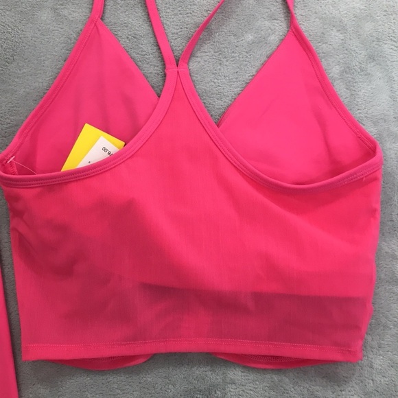 Eleven by Venus Williams  Rebel Leggings and Midi Tank Pink Size S New - Picture 12 of 13